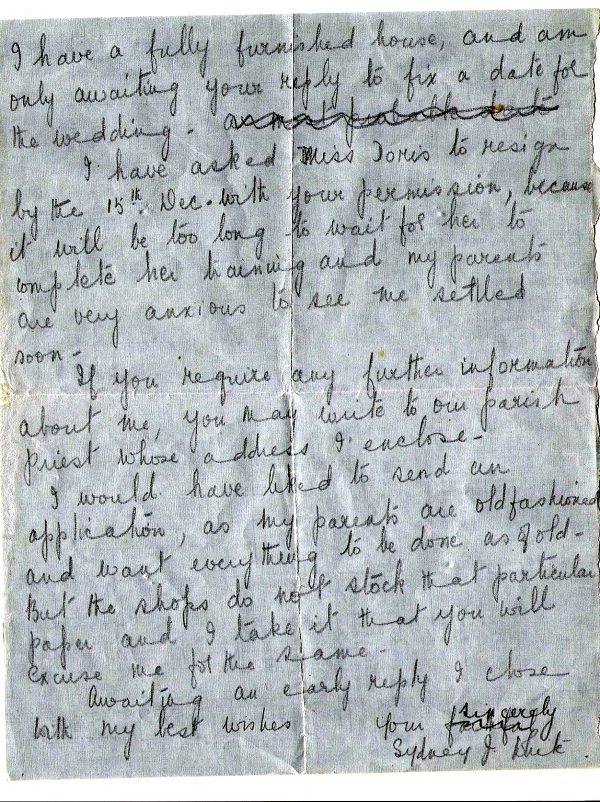 My dad's letter to my maternal grandmother - 2