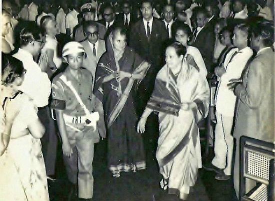 Walking with PM Gandhi