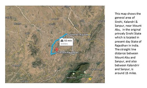 Sirohi area map