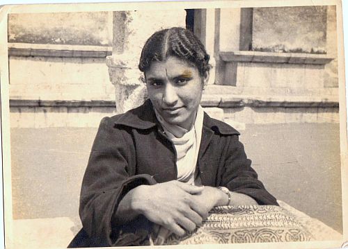 Uma, at Hauz Khas, New Delhi circa 1957