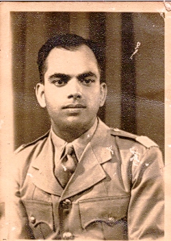 Premnath in Army uniform