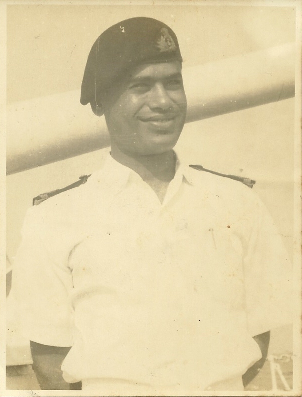 S L Bhatla, on becoming a commissioned officer, 1962