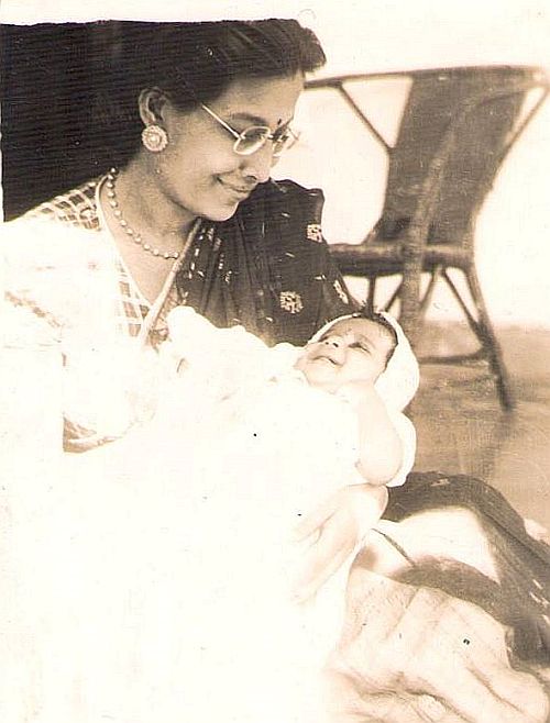 with daughter 1946