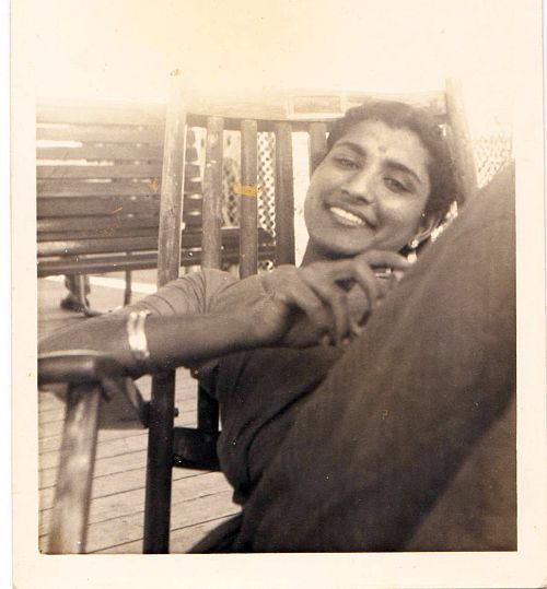 Uma Sethi, enjoying the upper deck. 1958      