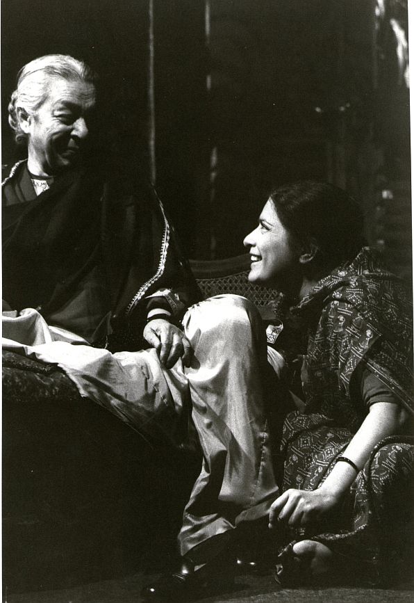 Jamila, right, with the iconic Zohra Segal in Hedda in India, an adaptation of Ibsen's great play staged in London in 1983. It was directed by Madhav Sharma, and received rave reviews.