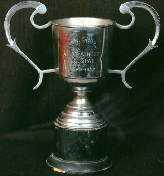 S L Bhatla prize cup, best athlete, INS Shivaji, 1951-52